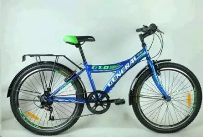 Велосипед (у зборі) GENERAL 24 Blue 1,0 STEEL (7 sp) рама 13 FM