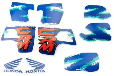 Комплект наліпок Honda CRM 35×23 см, синій (#2424)