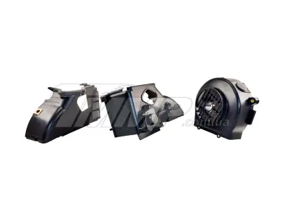 Пластик 4T GY6 50 обдува циліндра (+ кожух генератора)