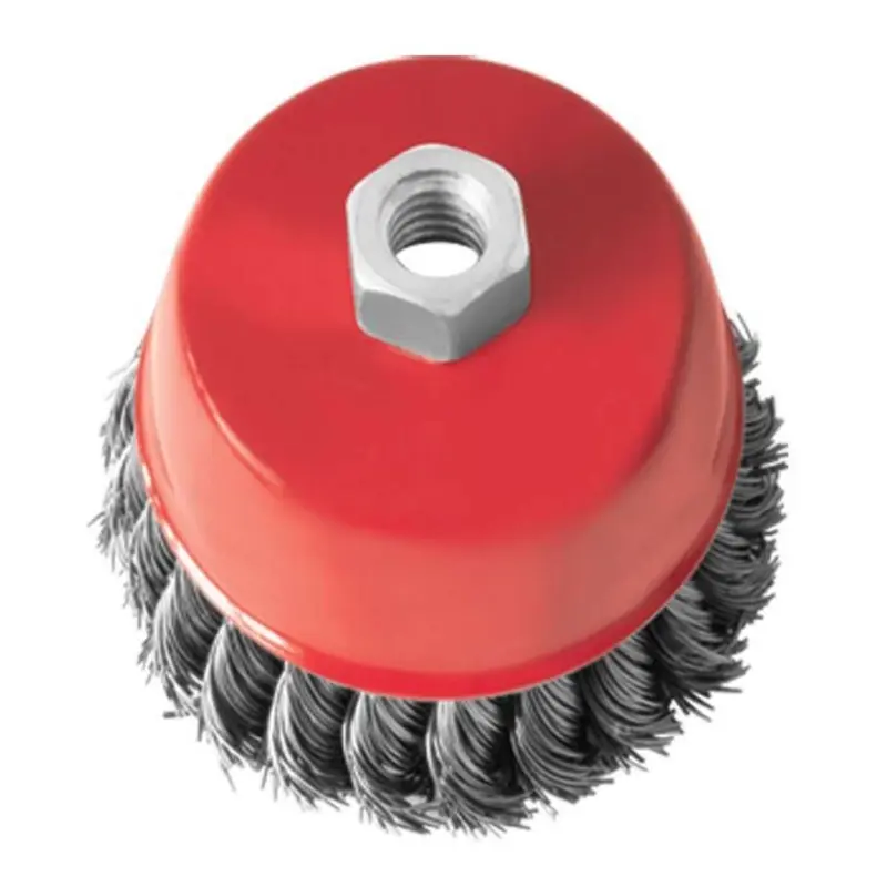 Щетка чашечная INTERTOOL BT-2065, 65 мм, M14, крученая проволока
