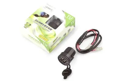 Роз’єм USB 5V 3,1А (врезной, круглий) YOUYOU
