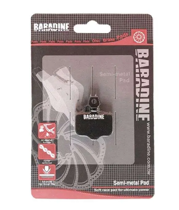 Дисковые тормозные колодки Baradine DS-44, полуметаллические