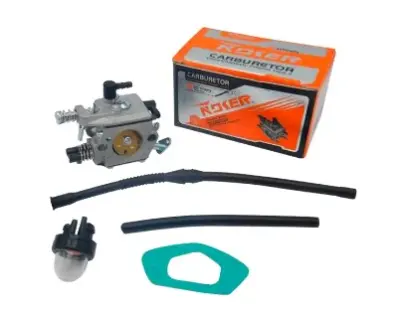 Карбюратор бензопили для Goodluck GL4500/5200 (с подкачкой , праймером , шлангами и прокладкой) BEST