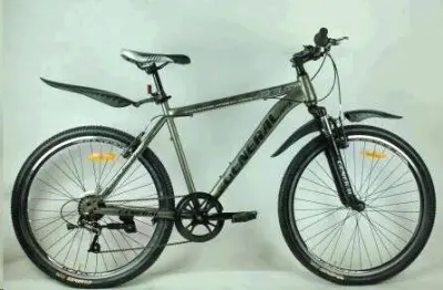 Велосипед (у зборі) GENERAL 26 6,0 STEEL (7 sp) рама 19 черно-серый FM