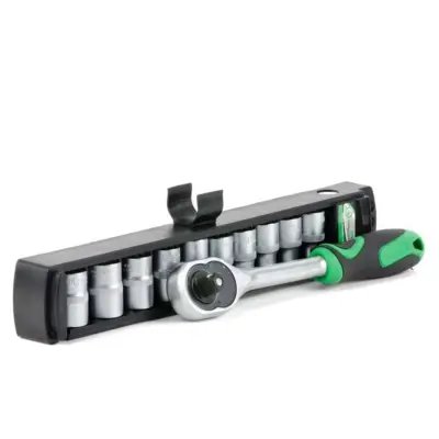 Набір шестигранних торцевих головок INTERTOOL ET-6008, 1/4″, 5–14 мм