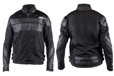 Мотокуртка SCOYCO (текстиль) (size:XL, чорна, mod:JK)