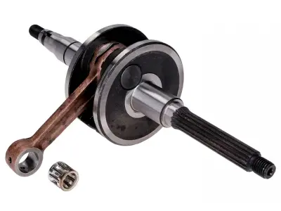 Колінвал Yamaha JOG 50 (2JА) (вал Ø15,5mm, щеки Ø71,5mm +сепаратор) ZUNA