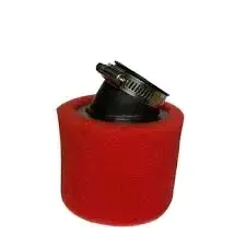 Повітряний фільтр (нулевик, поролон) Ø48mm, 45* (красный)