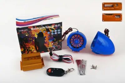 Аудиосистема (3.5, синя, подсветка, сигн., МР3/FM/SD/USB, ПДУ, разъем ППДУ 3K) BEST CHOICE
