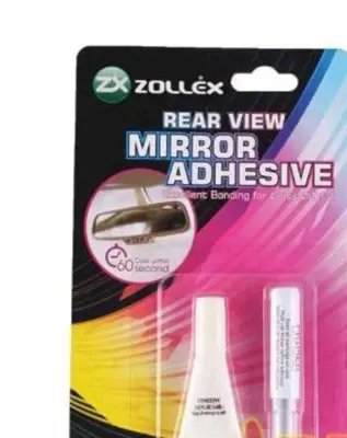 Двокомпонентний клей для дзеркала заднього виду ZOLLEX, 2 × 0,6 мл