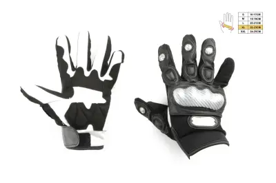 Рукавички SCOYCO (mod:MC-33, size:XL, чорні, текстиль)