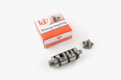 Копірний вал КПП 4T CB125/150 із зіркою IDE