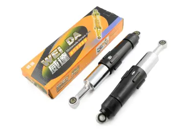 Амортизатори (пара) Delta 340mm, с переключателем 1-2 чел. (чорні) NDT