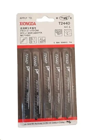 Пиляльні полотна Xiongda T244D для деревини, HCS, 5 шт.