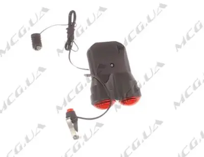 Стоп-сигнал (у зборі) велосипедный (универсальный) (двойной, 1+1 LED) (mod 555) KL