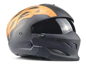 Шлем трансформер (mod: XZ-1) (size:XL, чорний) FGN