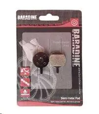 Полуметаллические велосипедные тормозные колодки Baradine DS-30