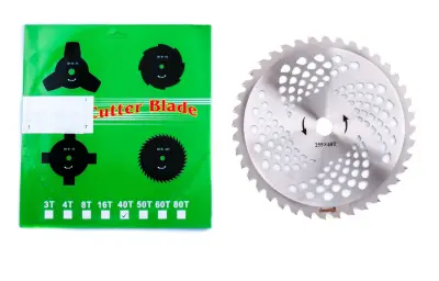 Диск для мотокоси MANLE 40T 255×25,4 мм із твердосплавними зубцями