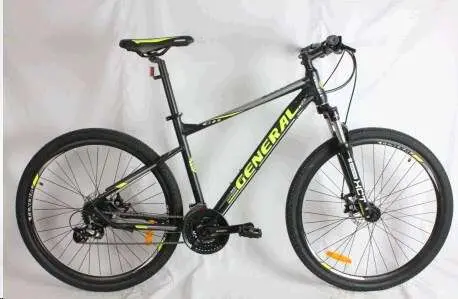Горный велосипед GENERAL 11.0 Alloy 27,5″, рама 18″, 24 скорости, желто-черный