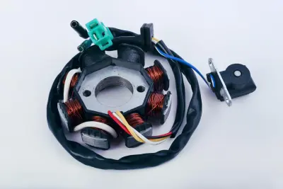Статор генератора 4T GY6 50 (6+2 катушек, 4 контакти) ST