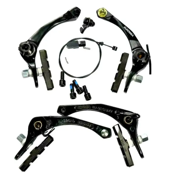Комплект ободных тормозов Alhonga BBC-2 U-brake для BMX, передние и задние, черный