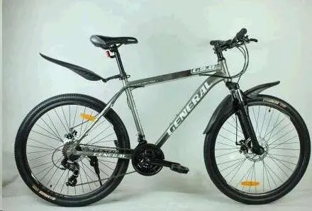 Велосипед GENERAL 9.0 ALLOY 26″, рама 16″, 21 скорость, бело-серый