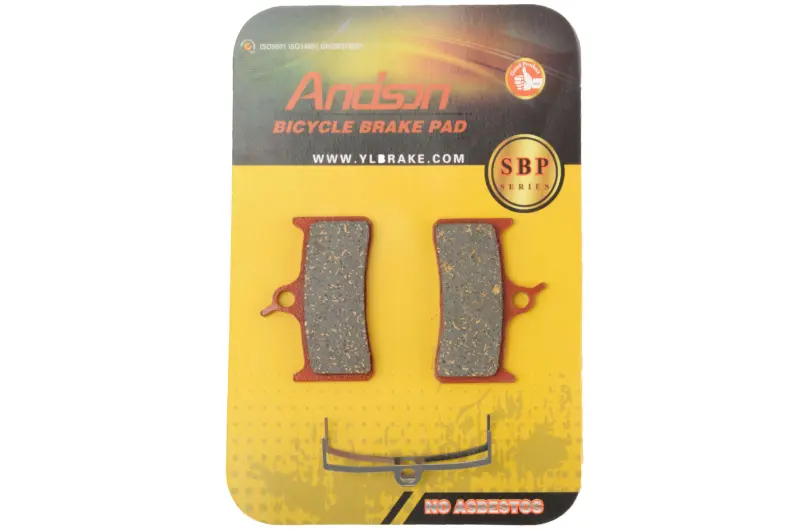 Колодки дисковые велосипедные Andson SBP-1010, 17×4×24,8 мм
