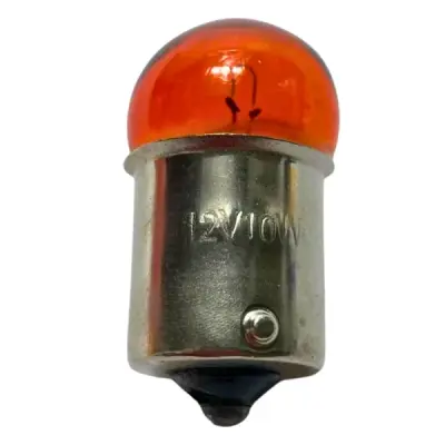 Лампа G18 12V 10W, жовта