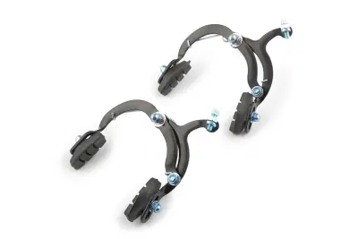 Комплект клещевых тормозов U-brake mod:2, передний и задний, черный