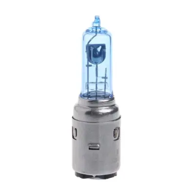 Лампа BA20D (2 уса) 12V 35W/35W (синя)