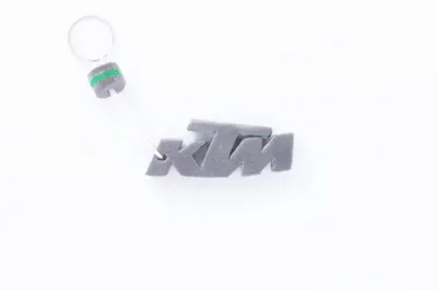 Брелок каучук (сіро-зеленый) KTM AS
