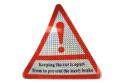 Декоративна наліпка ALERT 24×21 см (#2661)