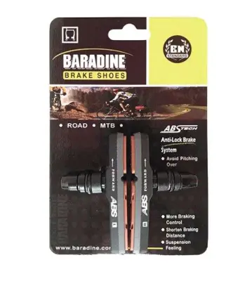 Колодки гальмівні велосипедні (ободні, V-brake) (ABS-02V) (BARADINE) KL