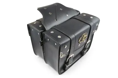 Кофры боковые (пара) (кожа, чорні, #WL-0539) KML