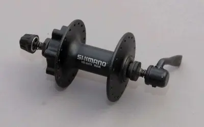 Передняя втулка Shimano HB-M475, 36H, 6 болтов, OLD 100 мм, эксцентрик, черная