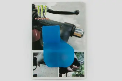 Упор долоні на ручку газу Monster Energy XJB, універсальний, синій
