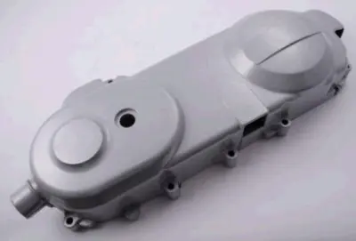 Кришка варіатора 4T GY6 50 (12 колесо, 139QMB, серебристая)