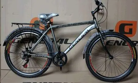 Велосипед GENERAL 5.1 Steel 26″, 7 скоростей, рама 19″, оранжево-черный
