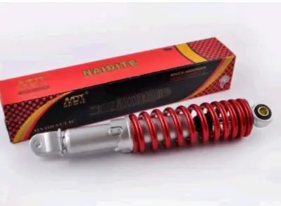 Амортизатор GY6, DIO, LEAD 290mm, регульований (червоний металік) SUNY