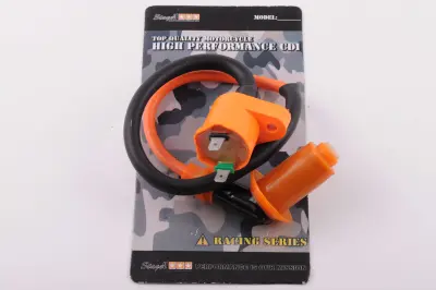 Котушка запалювання STAGE-9 для 4T GY6 50-150 і Honda DIO, помаранчева