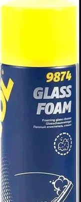 Пінний очищувач скла MANNOL Glass Foam 9874, аерозоль 450 мл