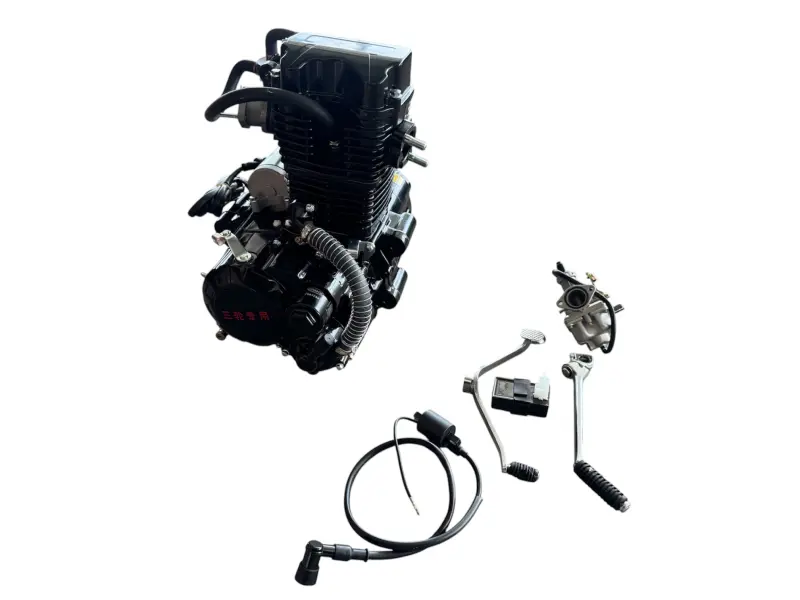 Двигун 4T CGT-250cc з водяним охолодженням, карбюратором, комутатором і котушкою запалювання