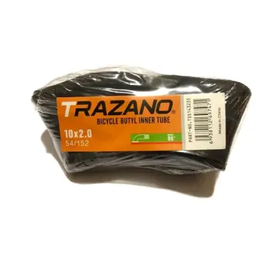 Велосипедна камера Trazano 10×2.0 (54-152), Schrader 90°