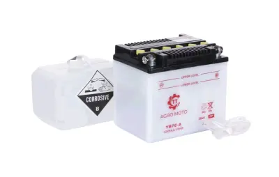 АКБ заливна 12 V 8 Ah з електролітом, 130×90×114 мм