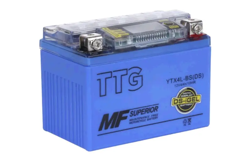 Гелевий акумулятор TTG YTX4L-BS(DS) 12 V 4 А·год з дисплеєм