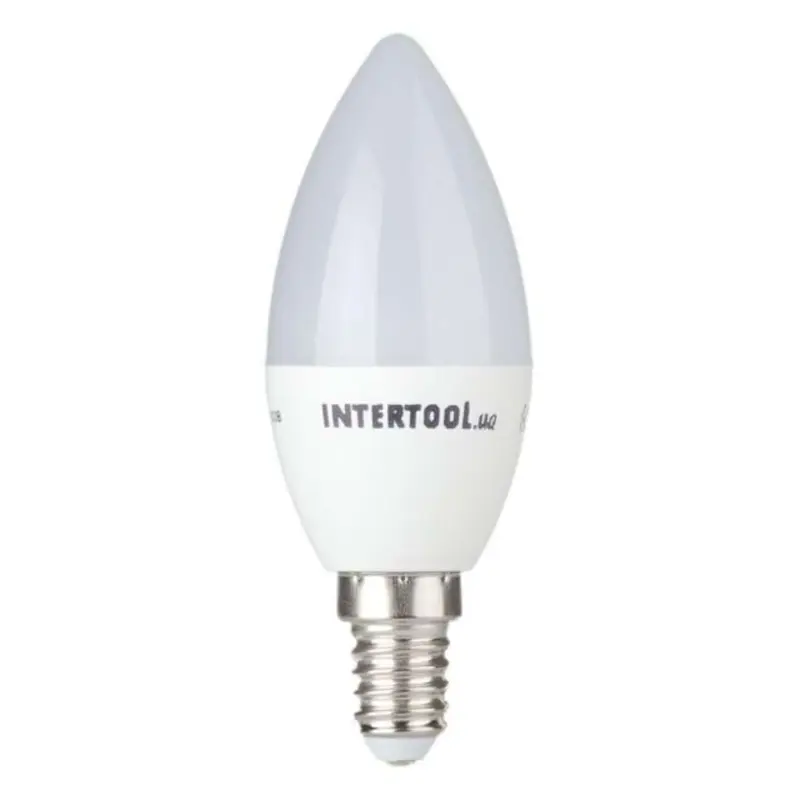 Світлодіодна лампа INTERTOOL LED 3 Вт E14 220 В, свічка