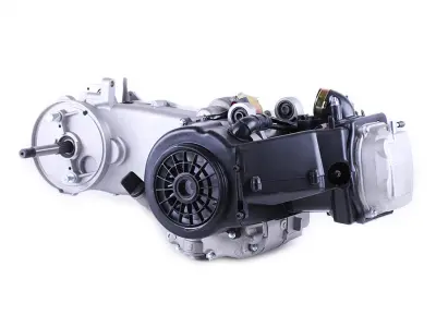 Двигун 4T GY6 150 см³ (157QMJ) під колесо 13″ і два амортизатори AMG