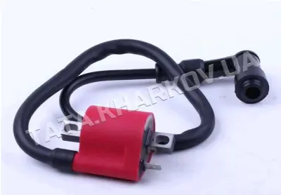 Котушка запалювання 4Т CG125/150 з насвічником, червона