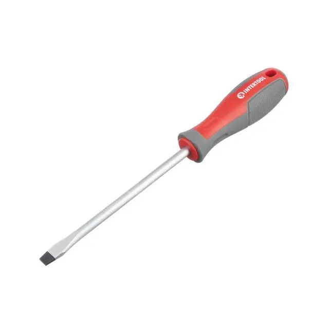 Викрутка шліцьова INTERTOOL SL8.0×150 мм, CR-V
