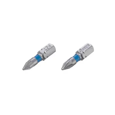 Комплект викруткових біт PZ1 STORM, 1/4″ × 25 мм, сталь S2, 2 шт.